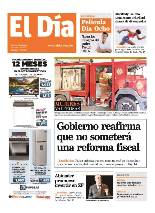 Portada impresa 07-03-2025