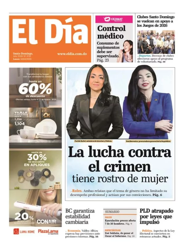 Portada impresa 10-03-2025