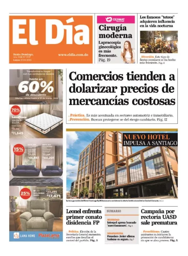 Portada impresa 17-03-2025
