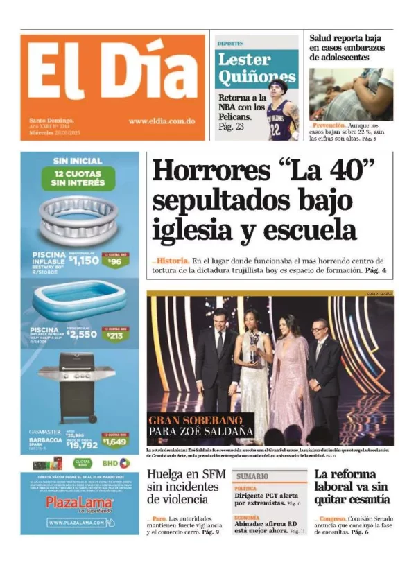 Portada impresa 26-03-2025