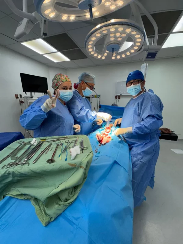 Destacados médicos nacionales e internacionales participaron en cada uno de los procedimientos. Fuente externa