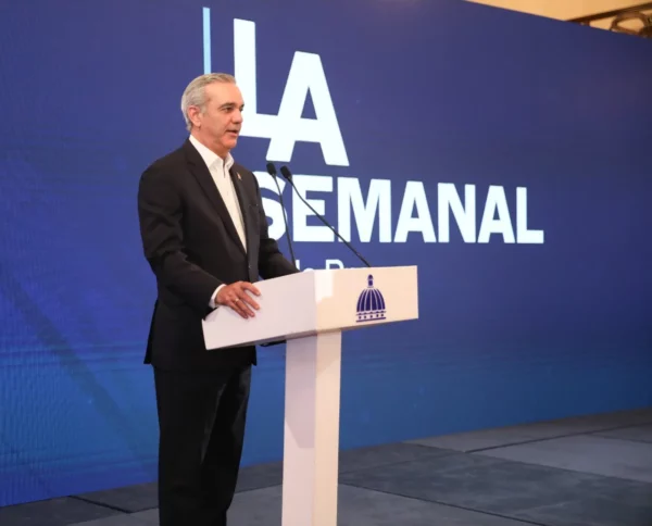 El presidente Luis Abinader