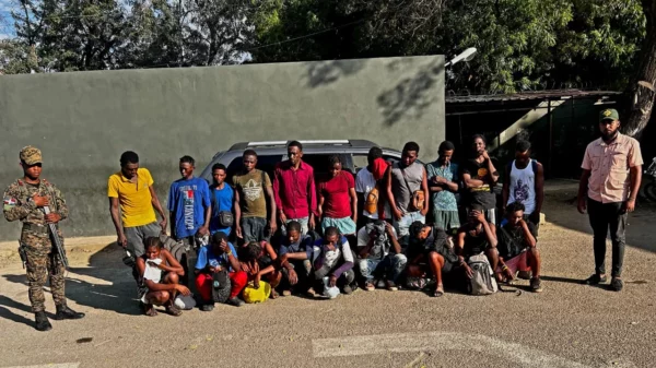 Los haitianos detenidos fueron enviados a la Dirección General de Migración. Fuente externa