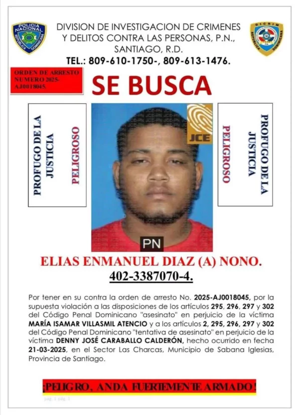 Elías Enmanuel Díaz (alias "Nono"),