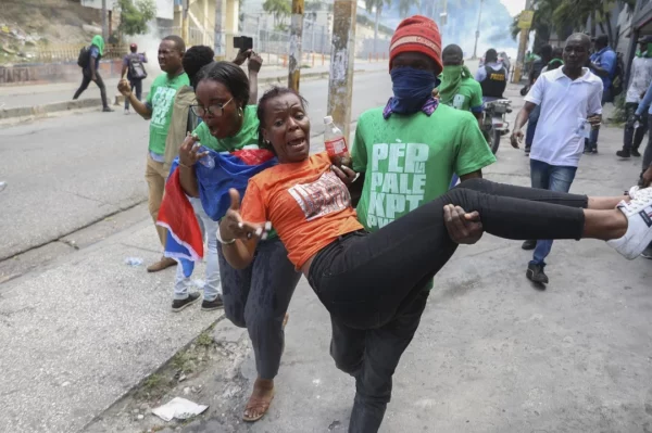 haitianos en las calles