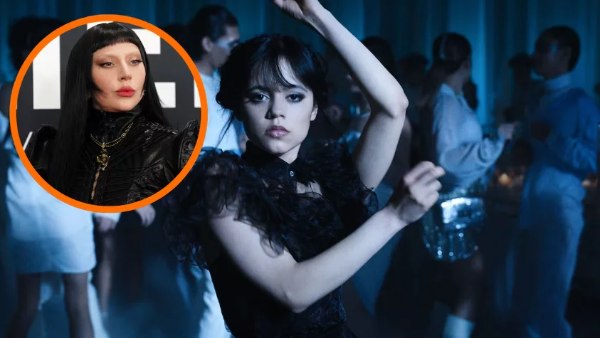 Jenna Ortega habló sobre su trabajo con Lady Gaga en la nueva temporada de ‘Wednesday’