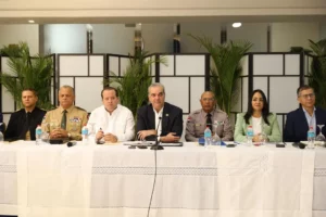 Abinader en la reunión deseguimiento a la seguridad ciudadana