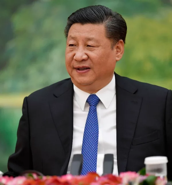 El presidente chino Xi Jinping no trata el tema de la guerra.