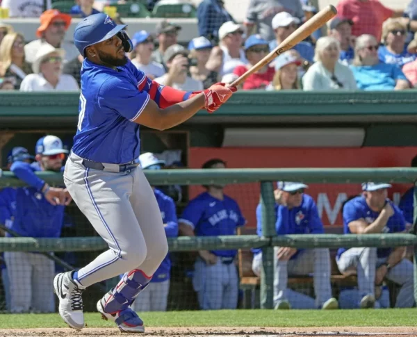 Vladimir Guerrero Jr.  es uno de los jugadores más atractivos de la agencia libre del 2026.   ap