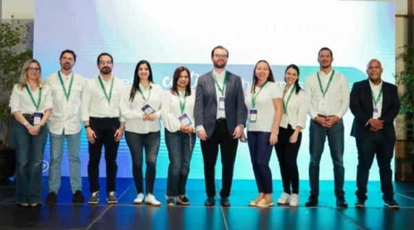 Ejecutivos del banco durante el encuentro estratégico de Banesco.