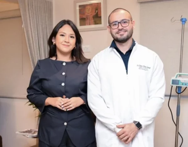 Giuliana Pereda y Roberto Madera.