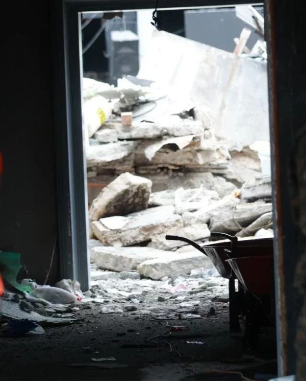 Escombros en el Jet Set