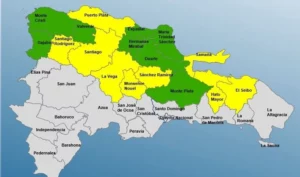 COE descontinua alerta para Elías Piña y la mantiene para 17 provincias