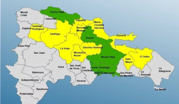 El COE mantiene en alerta a 16 provincias por vaguada