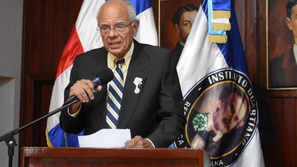 Julio Manuel Rodríguez Grullón, fue presidente del Instituto Duartiano por unas breves semanas. Fuente externa