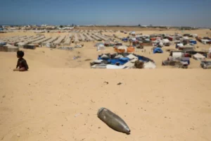 Los niños de Gaza expuestos al peligro de las municiones sin estallar