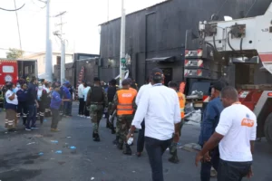 Autoridades de socorro en la zona cero del hecho. Guillermo Burgos