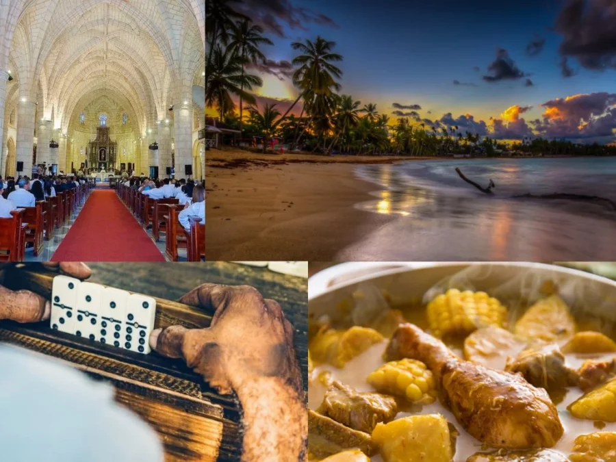 Domingos a lo dominicano: entre sancochos, playa y dominó. Domingos a lo dominicano: entre sancochos, playa y dominó.