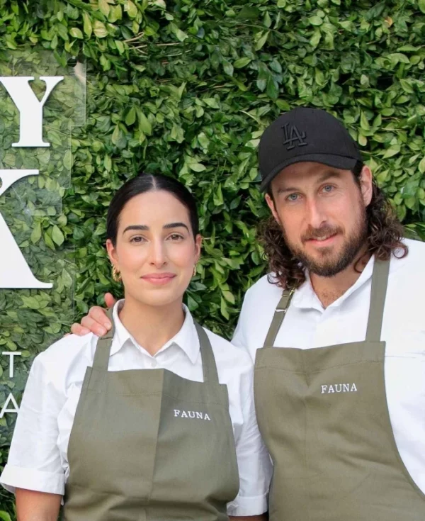 Maribel Aldaco y David Castro.