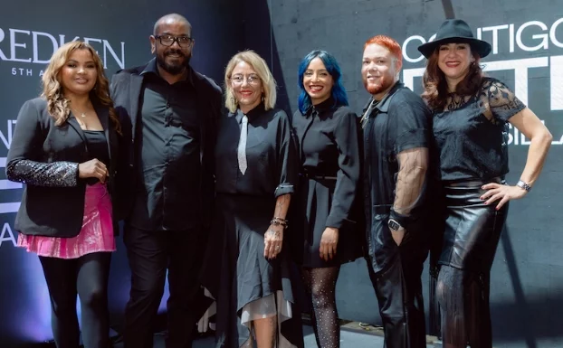 Mary Disla, Eric Paulino, Alicia Alemany, Wanda Cáceres, Gabo Ortiz y Scarlet Calderón.