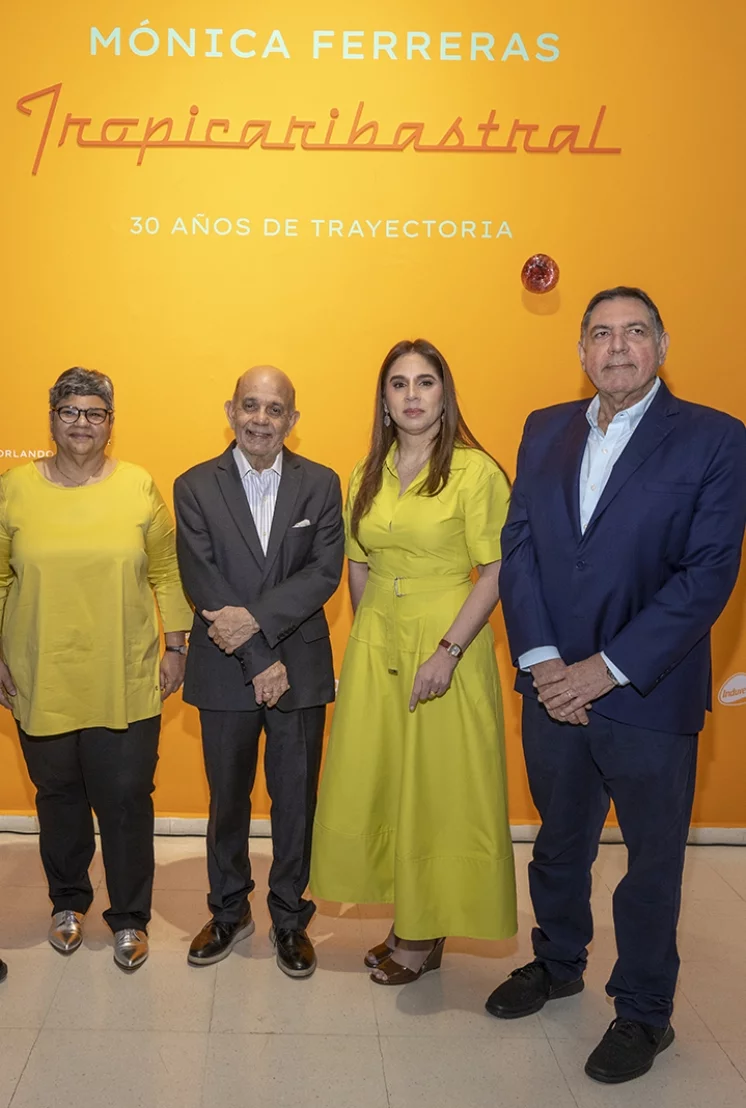 Mónica Ferreras, Federico Fondeur, Olga Alba y Gamal Michelen.
