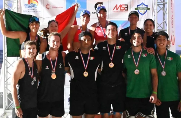 Equipos ganadores de la segunda etapa circuito Norceca .