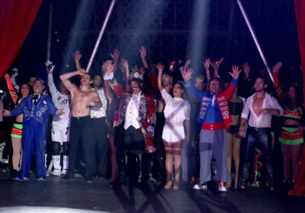 El elenco del  espectáculo “Imagination”.  AGENCIA FOTO