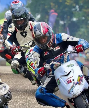Parte de los pilotos que carrerán el domingo en LA.