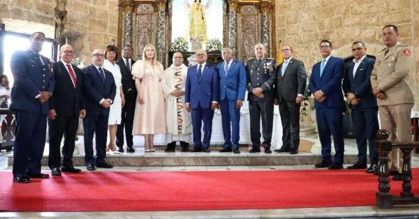 Representantes de la Tesorería en la eucaristía de acción de gracias.