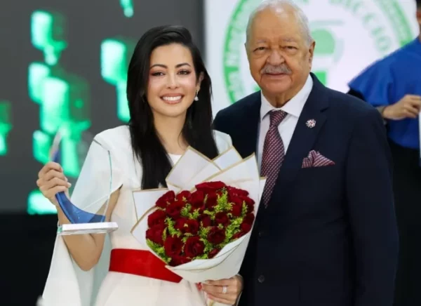 Dafne Guzmán y Rodolfo Espinal.