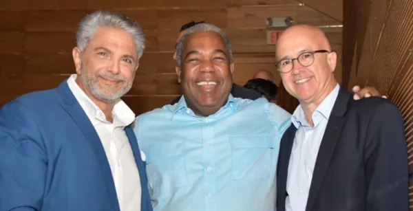 Jesús Yunén, Tony Peña Guaba y Francisco Domínguez Brito.