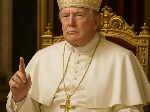La foto de Trump vestido de papa de la que todos hablan