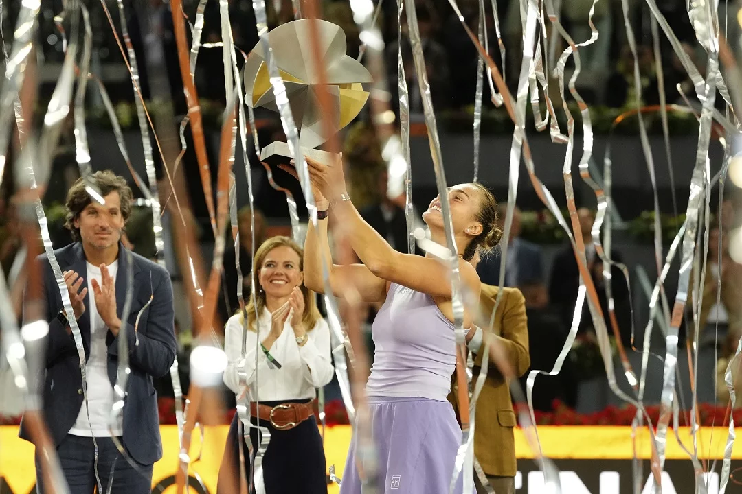 La bielorrusa Aryna Sabalenka leb\vató el título por tercera ocasión. EFE