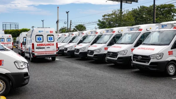 República Dominicana cuenta con 460 ambulancias a nivel nacional, según el 911