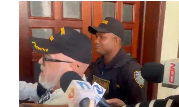 Traslado de Ángel Martínez al Palacio de Justicia por Declaración de Rebeldía