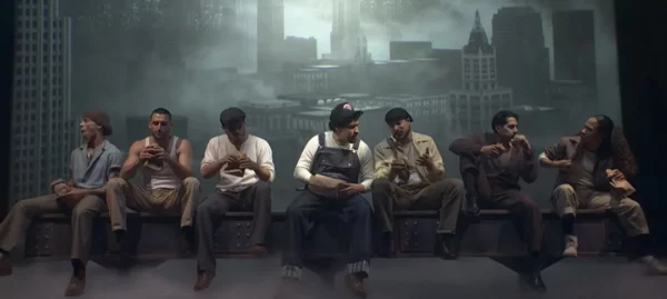 Bad Bunny durante la presentación de NUEVAYoL. Fuente externa