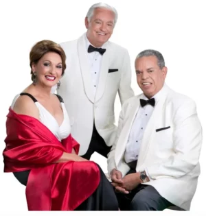 Cecilia Garcia, Cuquin Victoria y Felipe Polanco, Boruga.