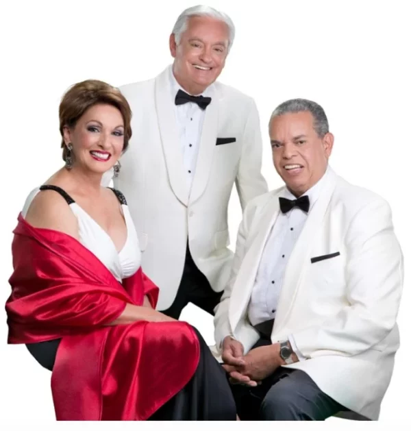 Cecilia Garcia, Cuquin Victoria y Felipe Polanco, Boruga.