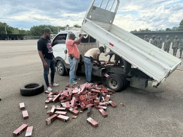 Cigarrillos ocupados por el Ejército