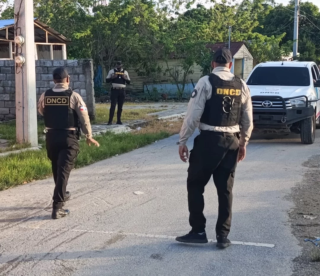 DNCD desarrolló el operativo en Cambita Garabitos.