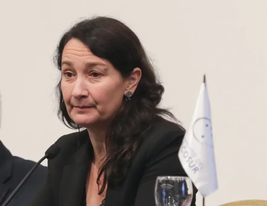 Valeria Csukasi, vicecanciller uruguaya. Valeria Csukasi, vicecanciller uruguaya.