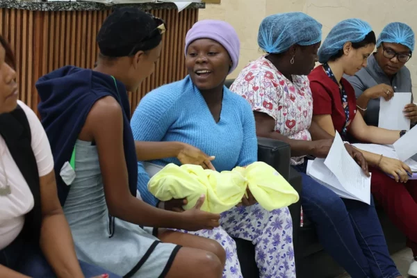 Paciente luego del servicio.