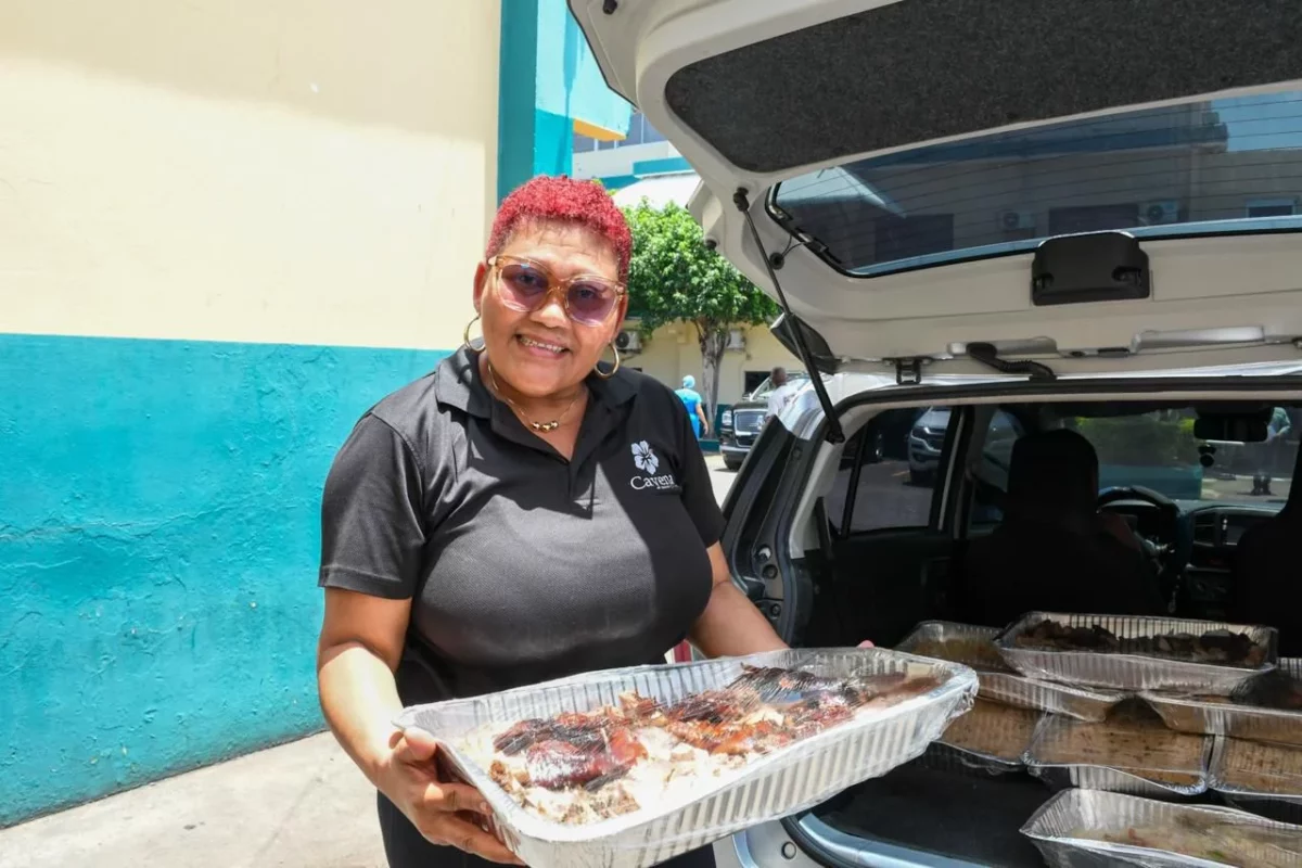 Los alimentos fueron distribuidos en todo el país.