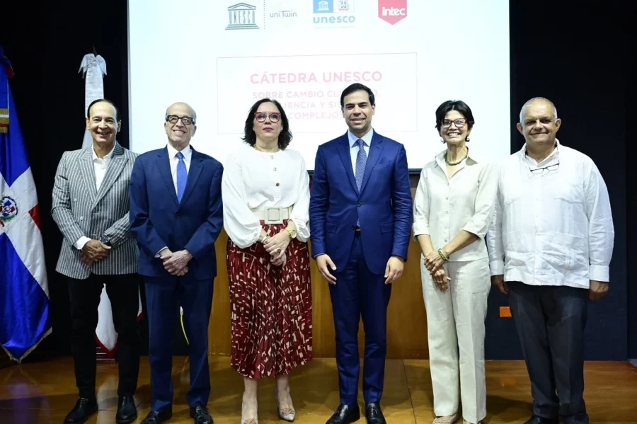 INTEC y UNESCO inauguran Cátedra de Cambio Climático, Resiliencia y Sistemas Complejos