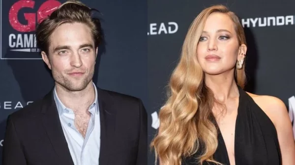 Jennifer Lawrence y Robert Pattinson en Cannes