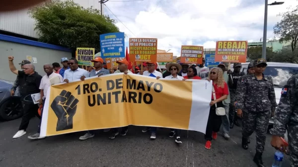 Marcha de trabajadores