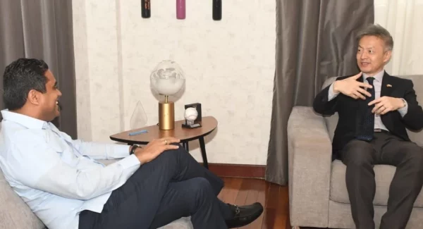 Ministro Kelvin Cruz y embajador de China abordan ideas para fortalecer el deporte en RD