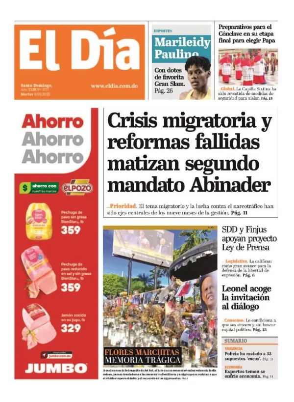 Portada impresa 06-05-2025