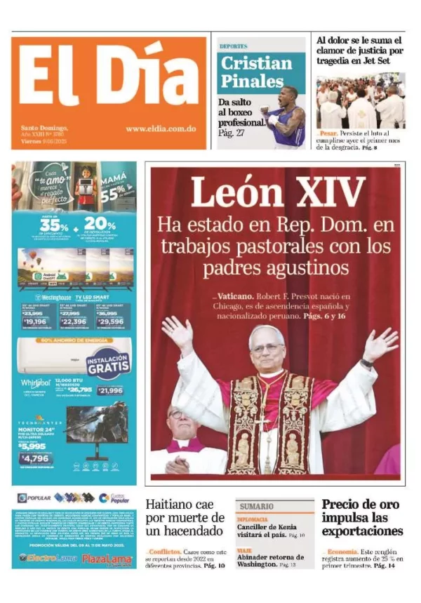 Portada impresa 09-05-2025