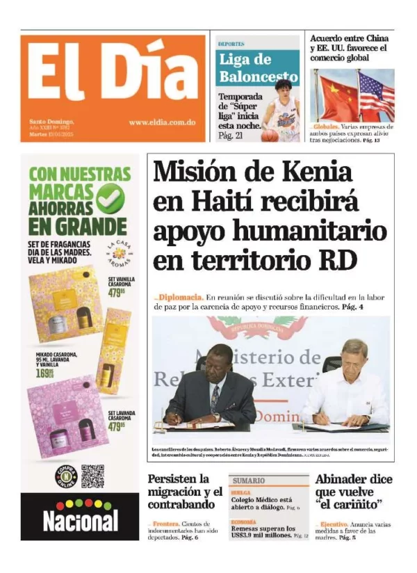 Portada impresa 13-05-2025